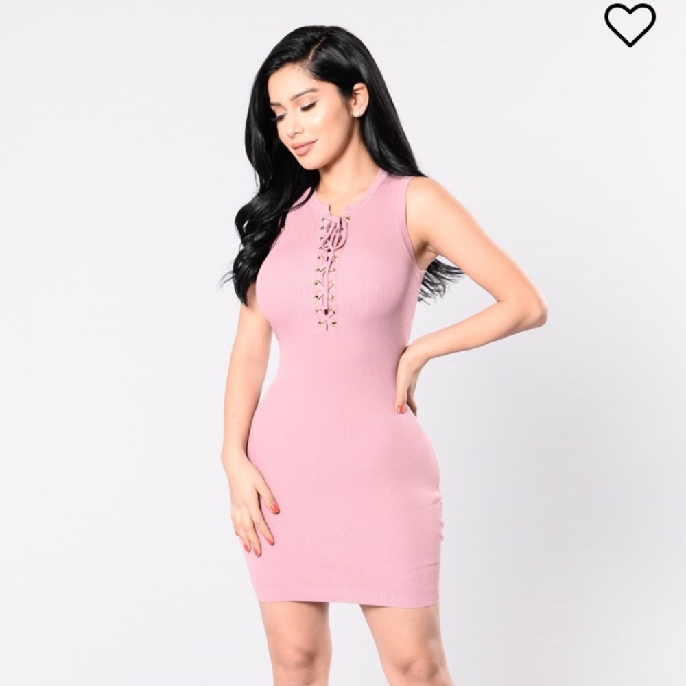 💗NWOT Fashion Nova Dress - Dusty Rose💗